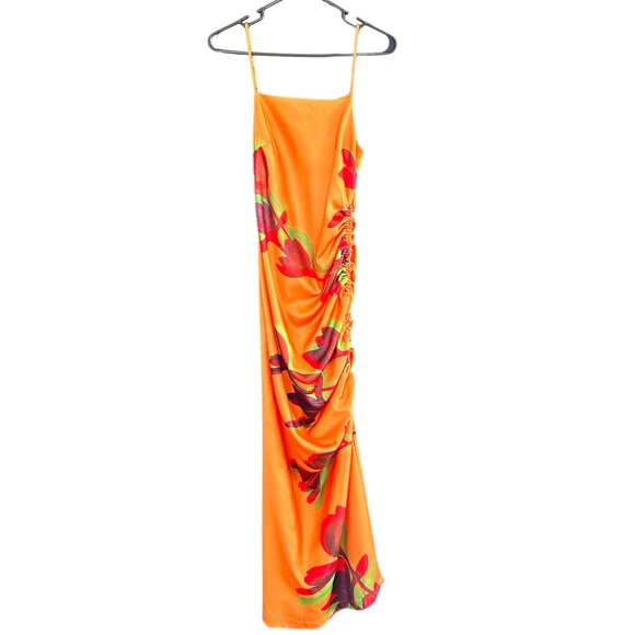 ANOTHER GIRL Dresses & Skirts - ANOTHER GIRL Chromatic Flower Drawstring Dress